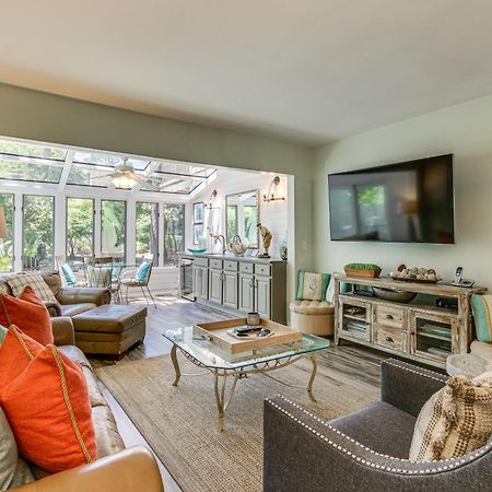 Modern Hilton Head Retreat Walk To Beach And Golf! Hilton Head Island Esterno foto